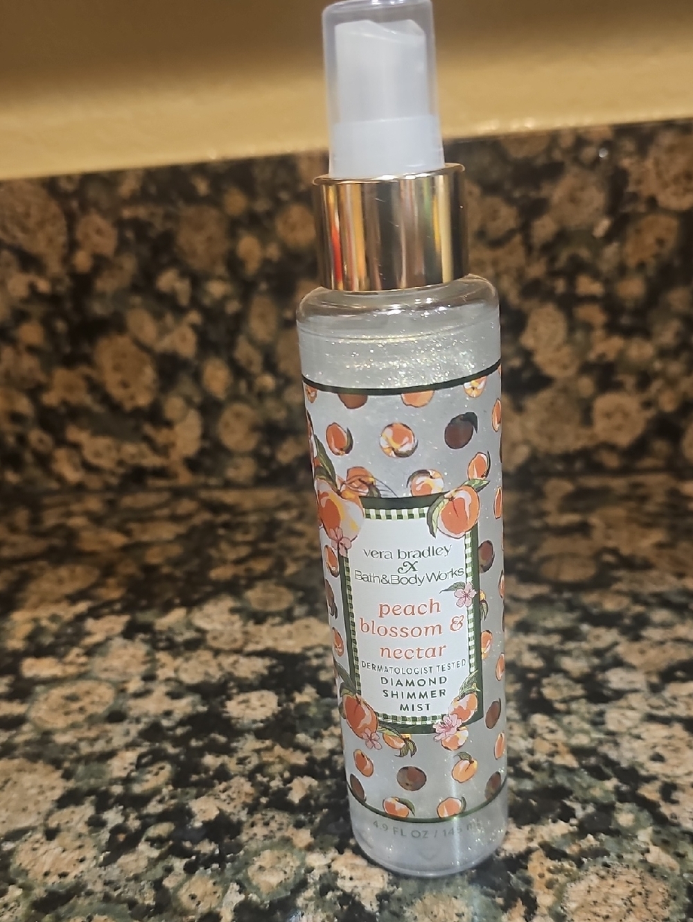 Vera Bradley x Bath & Body Works Peach Blossom & Nectar Diamond Shimmer Mist